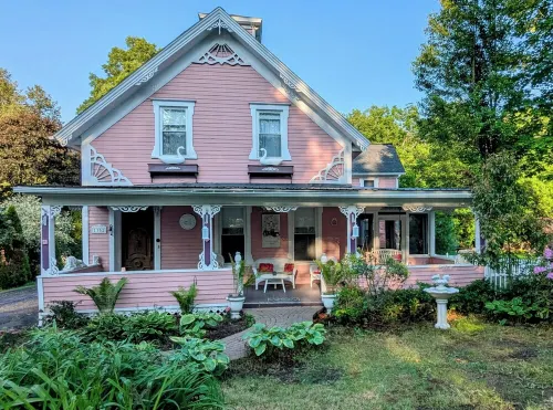 Victorian charm with modern conveniences in the heart of Schroon Lake, NY.