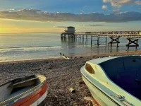 Idyllic seaside retreat. Stunning sea views in nature reserve.