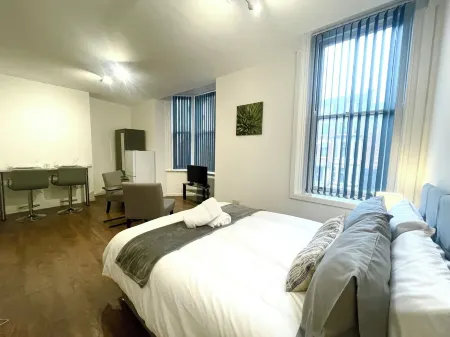Cosy studio in Leicester city centre Отели рядом с достопримечательностью «Университет Лестер»