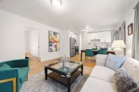 Modern Serenity Stay w/ king Bed, WIFI and Central Air 1 & 1/2 baths!