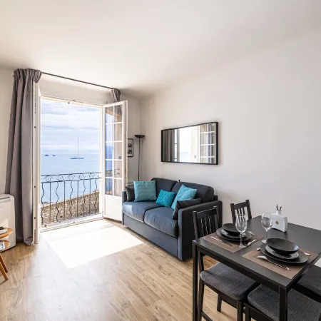 Charming Appt - 1BD/4P- sea view - Antibes Centre