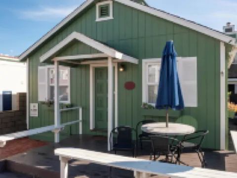 Across quiet street from sandy beach. Hotels in Sunset Beach