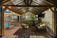 Sleeps 20 Heated Pool Pickleball Hot Tub Fire Pit - Badekar