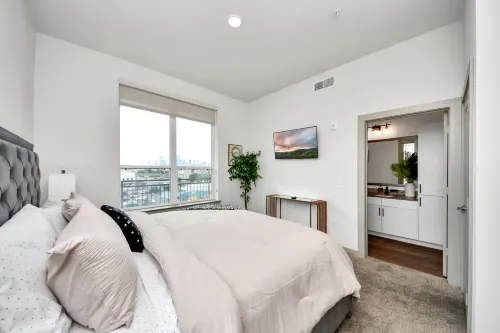 Houston Luxury Apartment Features a rooftop pool city views and king-size beds - Gym