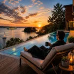 Seacliff- Luxury Halifax Waterfront Paradise -Pool, Hot Tub, Wharf & Boathouse - Sea View