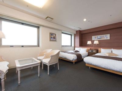 ゲストルーム（ベッド2台） 乃木温泉ホテルの写真