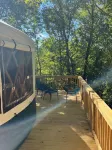 Cozy Yurt in Nantahala - Half mile from Nantahala wedding venue-No Cleaning Fee