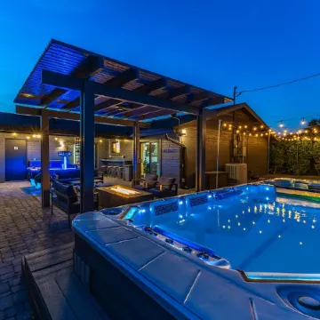 Downtown Gilbert Home with Arcade Room, Steampunk Themed, Swim Spa, Hot Tub