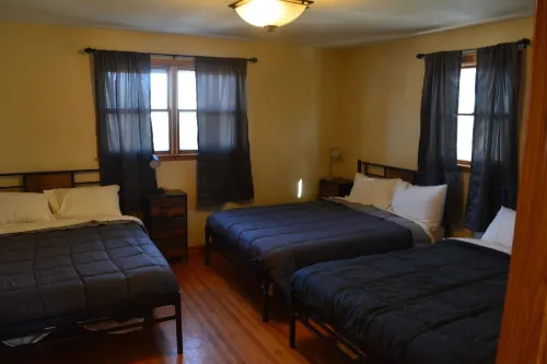 Spacious house with large yard in great location close to boat ramps.