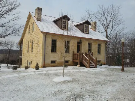 Funks Inn, a post civil war era home restored as it was in 1870.