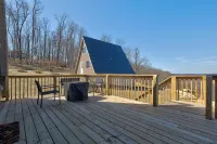 New!  Mountain Top A-Frame cabin, The Triangles-Gorgeous View, Hot Tub!