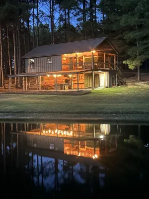 Brand New Cabin overlooking lake with great fishing!!!