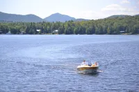 Lake Front Indian Lake Adirondack Camp w/ Boathouse, Sundeck & Boats
