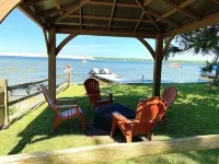 Lovely property with separate private lakefront to Silver Lake + huge backyard.