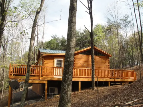 Private Log Cabin - Hot Tub, NEW SatelliteWi-Fi, Fireplace, Sm Pet Considered