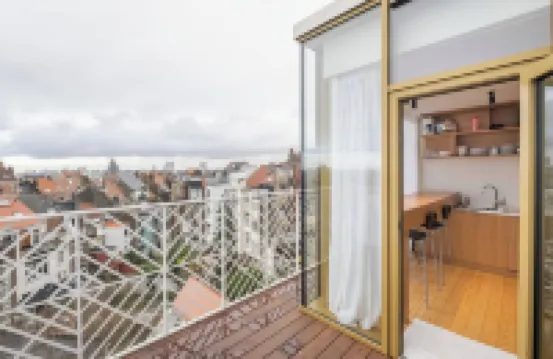Top Floor New Duplex Stunning View In Trendy St Gilles