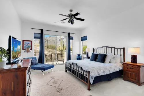 Gated La Paloma Home, Private Lot with City & Mountain views