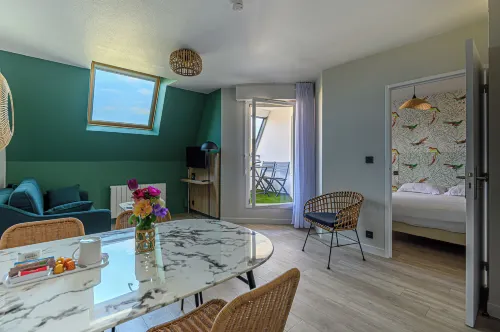 Appart Hôtel le Liberté Vannes Centre-Ville - ห้องครัว