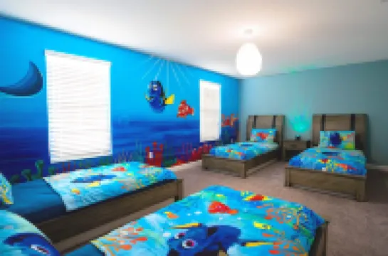 Stunning 9 Bd Single Family w/ Pool @ Champions Gate 1508