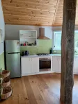 cosy cottage with wood heater, surrounded by bushland