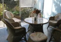 large apartment near the North Sea with conservatory, fireplace, sauna