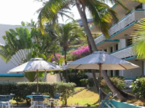 Prime Oceanfront, Remodeled St. Thomas 2BR/2BA Condo-Poolside, W/D, & Dining Hotels in Southside