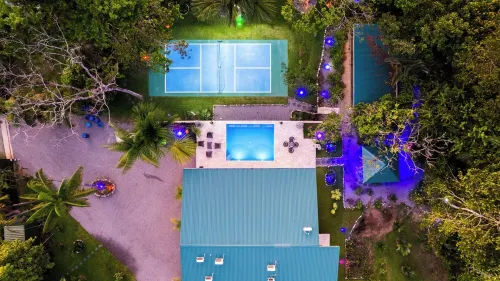 New Pavones Beach Resort, Yoga Deck, Pickleball Court, Pool, Gym, & Ice Plunge