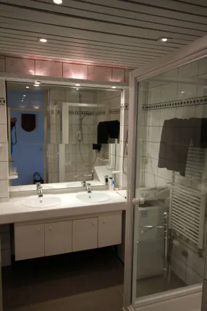 Fantastic view of the North Sea - on the beach promenade with a large balcony