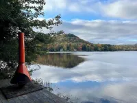 Lakefront A-Frame Cabin located in the Adirondacks