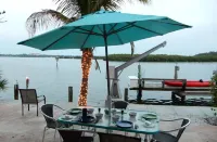 Great place to see the dolphins!  And less than half a mile from Turtle Beach