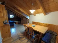 Typical attic room in Fucine di Ossana for one or two families