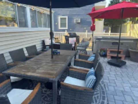 Beach Block 5-Bedroom Retreat with AC in Silver Beach, Lavallette, NJ