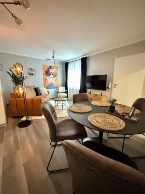 Stylish granny apartment with box-spring bed Hotels in Babenhausen