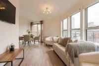 Comfortable penthouse in the center - Free parking and balcony Hotels in Convention Quarter