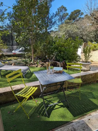 Grand Studio Rdj Terrasse Piscine