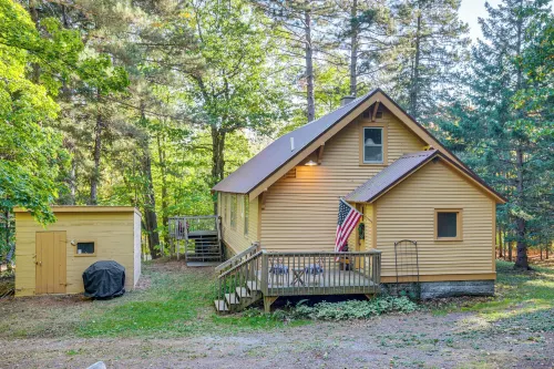 Hillside Home on 4 Wooded Acres by Sunday Lake - 3-Star