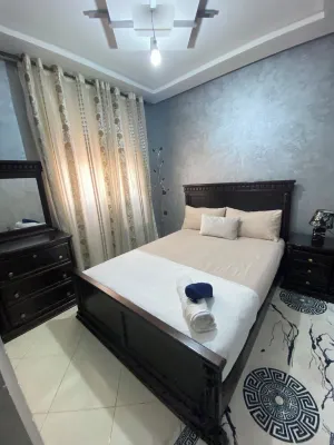 Cozy Family Apartment with Authentic Moroccan Charm and Secure Parking Hotels in Inzegane-Ait Melloul