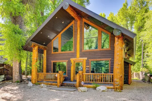 Weber River Cabin in Oakley w/ Private Hot Tub! - Country Houses
