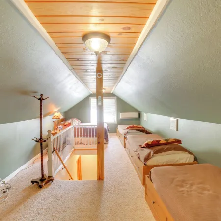 Ski, Ice Fish & Snowmobile: Getaway w/ Deck!