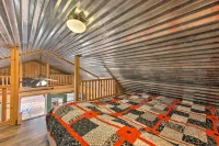 Lakefront Cabin w/ 2 Lofts, Boats on 4 Acres - parking