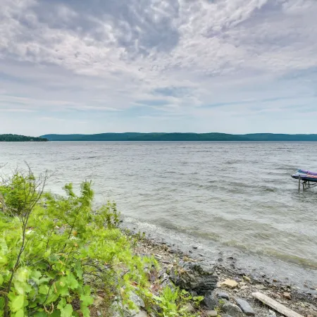 Cozy Maine Lakefront Cabin Rental