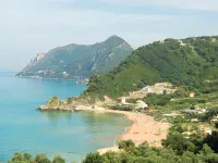 Studio Apartment Tonia with Sea View and Garden - Pelekas Beach, Corfu
