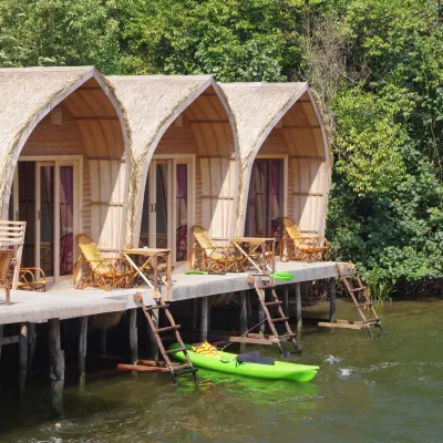 Bamboo Bungalow Hotels near Kampot Pagoda