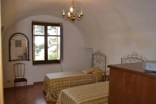 Characteristic nineteenth-century farmhouse. Typical residence