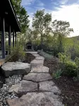 Coltsfoot Cottage nestled in the foothills of the Appalachian Mountains.