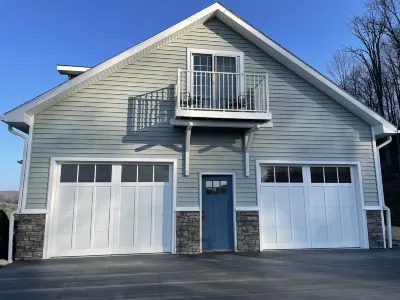 1 Bedroom with a country view