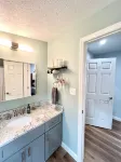 Modern Open Floor Plan Guest Apt with King