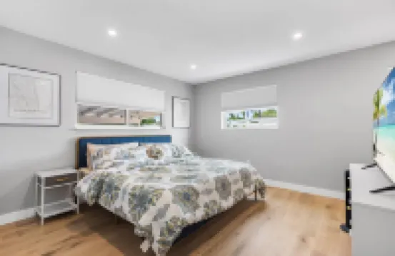 Modern Coastal Home with brand NEW HEATED private saltwater pool!!!