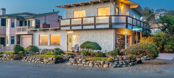 Restored Home With Unobstructed Ocean View, Steps to The Sea Hotele w: Cambria