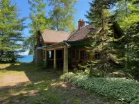 Near Munising.and and  Snowmobile trails